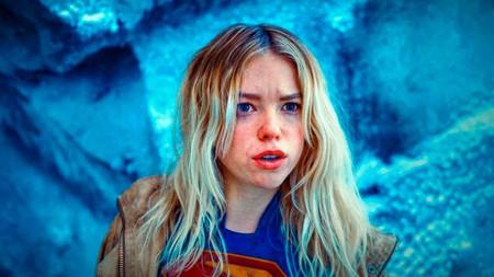 Supergirl, played by Milly Alcock