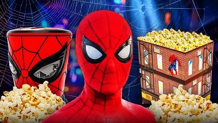 Spider-Man Brand New Day popcorn Buckets, Spider-Man in mask.