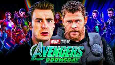 Avengers Doomsday main characters Steve Rogers, Thor, and MCU Avengers