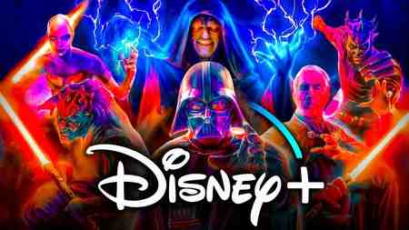 Star Wars Sith villains, Disney Plus logo