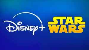 Disney Plus and Star Wars logos