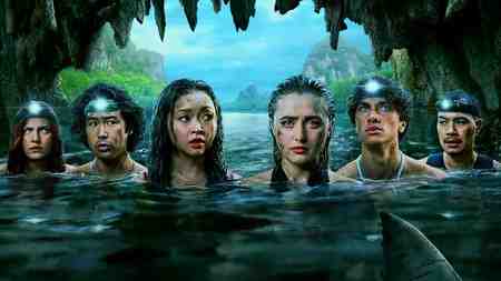 The Devil's Mouth movie poster with main characters