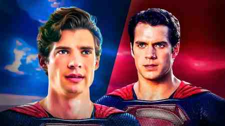 Live-action Superman characters played by David Corenswet and Henry Cavill