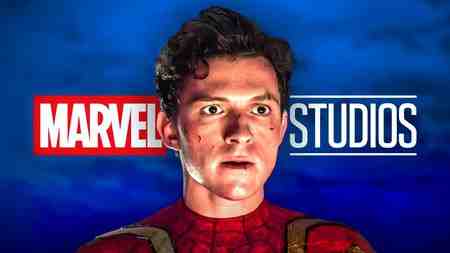 Tom Holland as Spider-Man, Marvel Studios logo