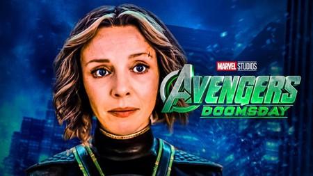Sophia Di Martino as Sylvie, Avengers Doomsday logo
