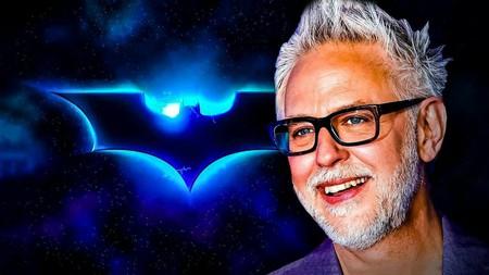 Batman Movie symbol with James Gunn