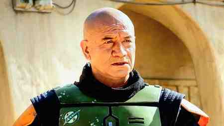 Temuera Morrison As Boba Fett in Star Wars Disney Plus Show The Book of Boba Fett