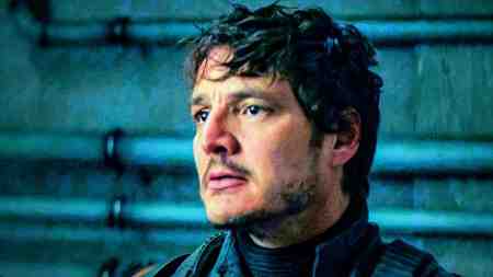 Pedro Pascal as The Mandalorian unmasked in Disney+ series