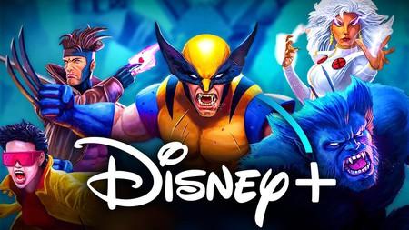 X-Men heroes, Disney Plus logo
