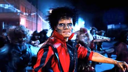 Jafar Jackson as Michael Jackson as Thriller zombie in Michael 2026 movie