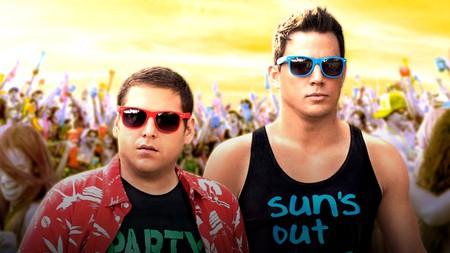 Jonah Hill as Schmidt and Channing Tatum as Jenko in '22 Jump Street.'