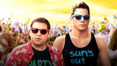 Jonah Hill as Schmidt and Channing Tatum as Jenko in '22 Jump Street.'