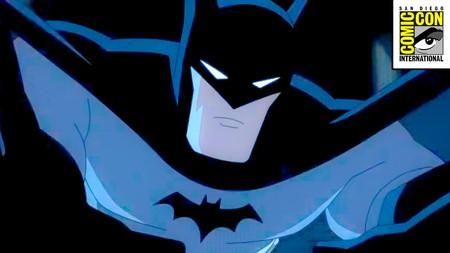 Batman jumping at camera.