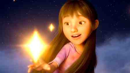 Stevie from In Your Dreams holding a star.