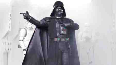 Darth Vader in The Hillywood Show Star Wars parody.
