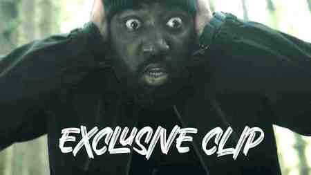 Trevante Cole in Invasion; 'Exclusive Clip' text in white.