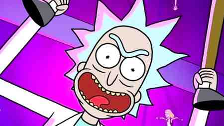 Rick in Rick and Morty.