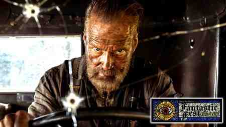 Sisu: Road to Revenge actor and Fantastic Fest logo.