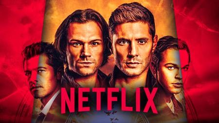 Supernatural series, Netflix logo