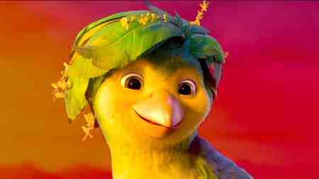 Animated bird from Netflix's Swapped.