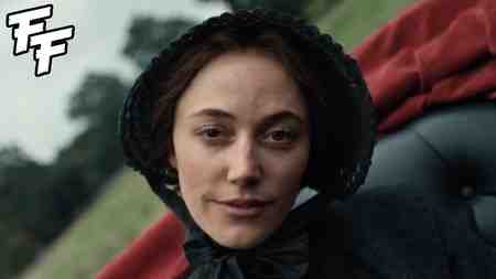 Maika Monroe in Victorian Psycho with Fantastic Fest logo in top left corner.
