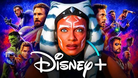 Ahsoka, Marvel Avengers, Disney Plus logo