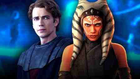 Hayden Christensen as Anakin Skywalker, Rosario Dawson as Ahsoka