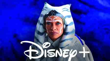 Rosario Dawson as Ahsoka Dawson, Disney+ logo