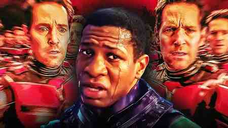 Ant-Man and Kang the Conqueror in Ant-Man 3.