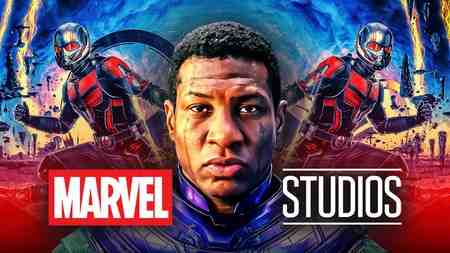 Jonathan Majors Kang, Ant-Man and the Wasp: Quantumania, Marvel Studios Logo.