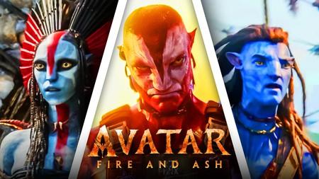 Varang, Quaritch, Jake Sully, Avatar Fire and Ash Logo