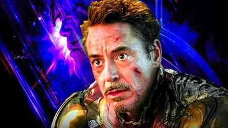 Robert Downey Jr as Tony Stark In Avengers Endgame