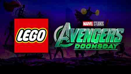 Avengers Doomsday and LEGO logos