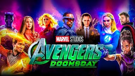 Avengers Doomsday logo, MCU Heroes.