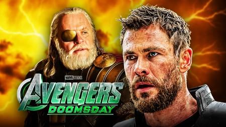 Avengers: Doomsday logo, Thor, Odin.