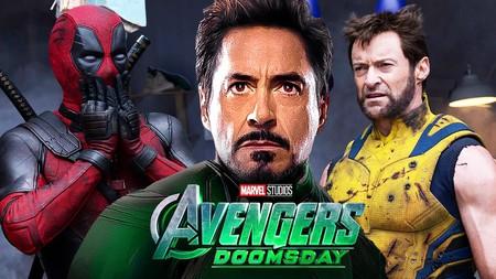 Deadpool, Doctor Doom Avengers Doomsday Logo, Wolverine.