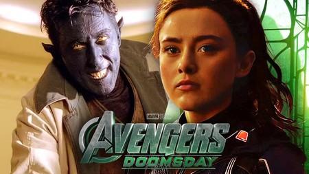 Nightcrawler, Avengers: Doomsday Logo, Cassie Lang.