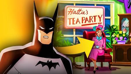 Batman and female version of the Mad Hatter.