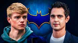 Batman symbol, Tom Rhys-Harries and Max Minghella