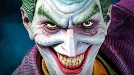 Joker realistic face