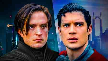 David Corenswet as Superman, Robert Pattinson as Batman