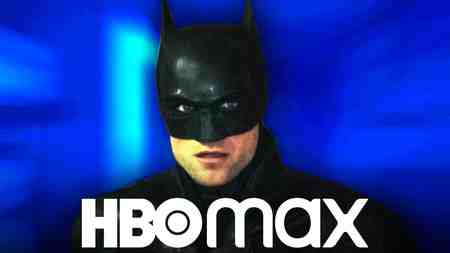 Robert Pattinson as Batman, HBO Max logo