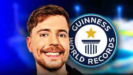Mr Beast Guinnes World Record Logo
