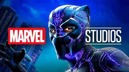Black Panther in live-action movie, Marvel Studios logo