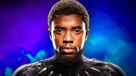 T'Challa in Black Panther suit, no helmet