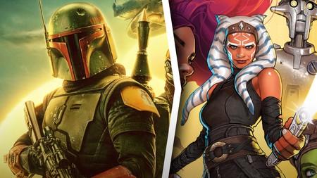 Book of Boba Fett Poster, Ahsoka Comic Book.