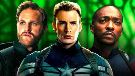 Sam Wilson, John Walker and Steve Rogers.