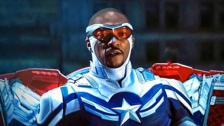 Captain America Sam Wilson in Falcon and Winter Soldier