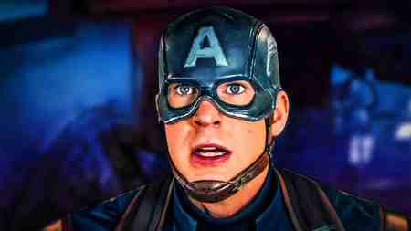 Captain America Steve Rogers in helmet
