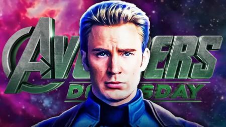 Chris Evans as Steve Rogers, Avengers Doomsday Logo